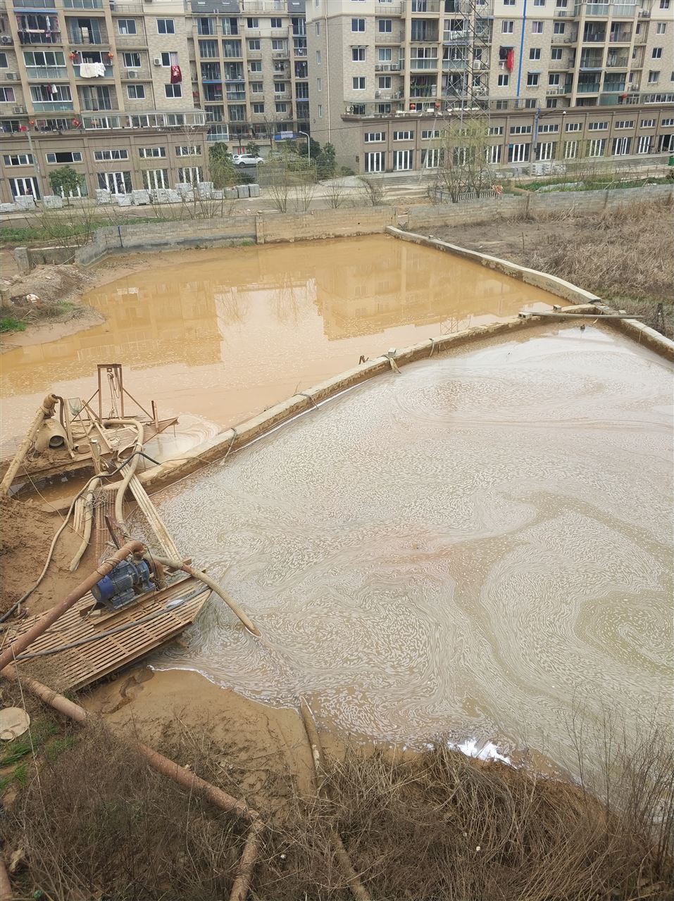 桂东沉淀池淤泥清理-厂区废水池淤泥清淤